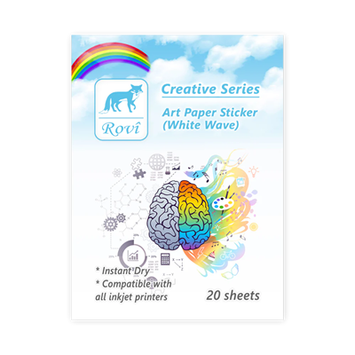 Rovi Creative Sanatsal Dalgalı Beyaz