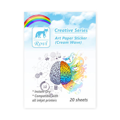 Rovi Creative Sanatsal Dalgalı Krem